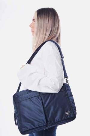 Porter Tanker 3 Way Brief Case - Blue | Garmentory
