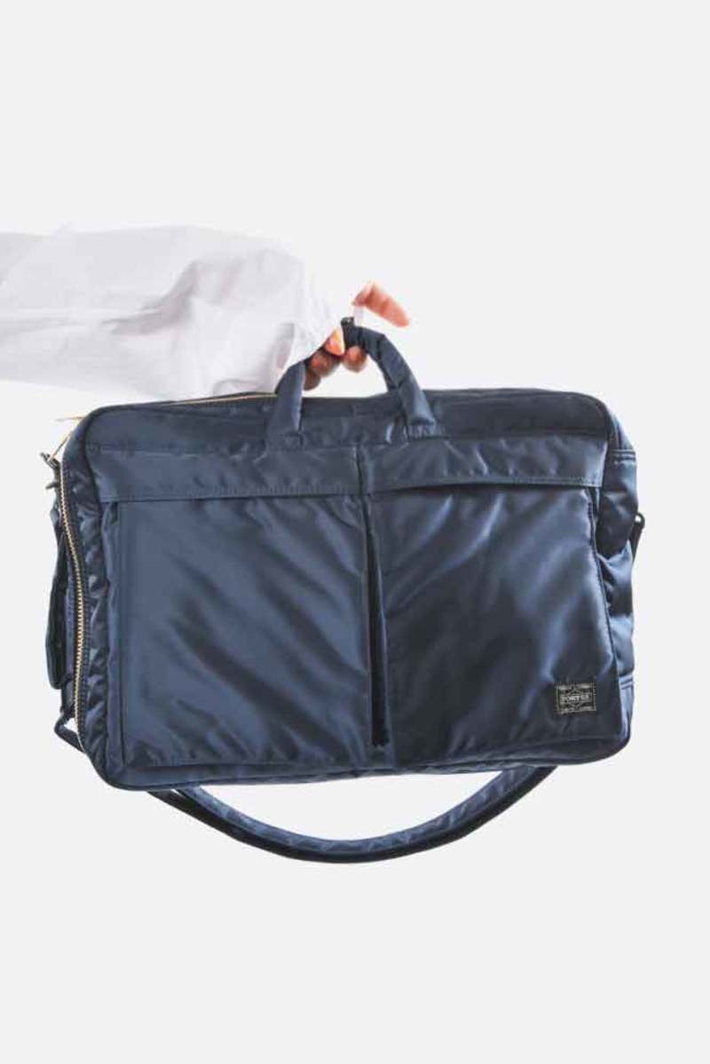 Porter Tanker 3 Way Brief Case - Blue | Garmentory