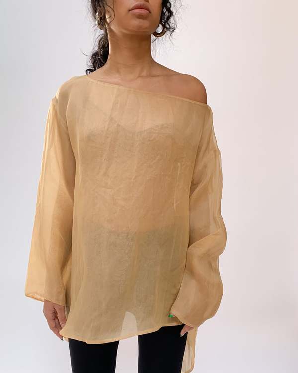 dkny silk top