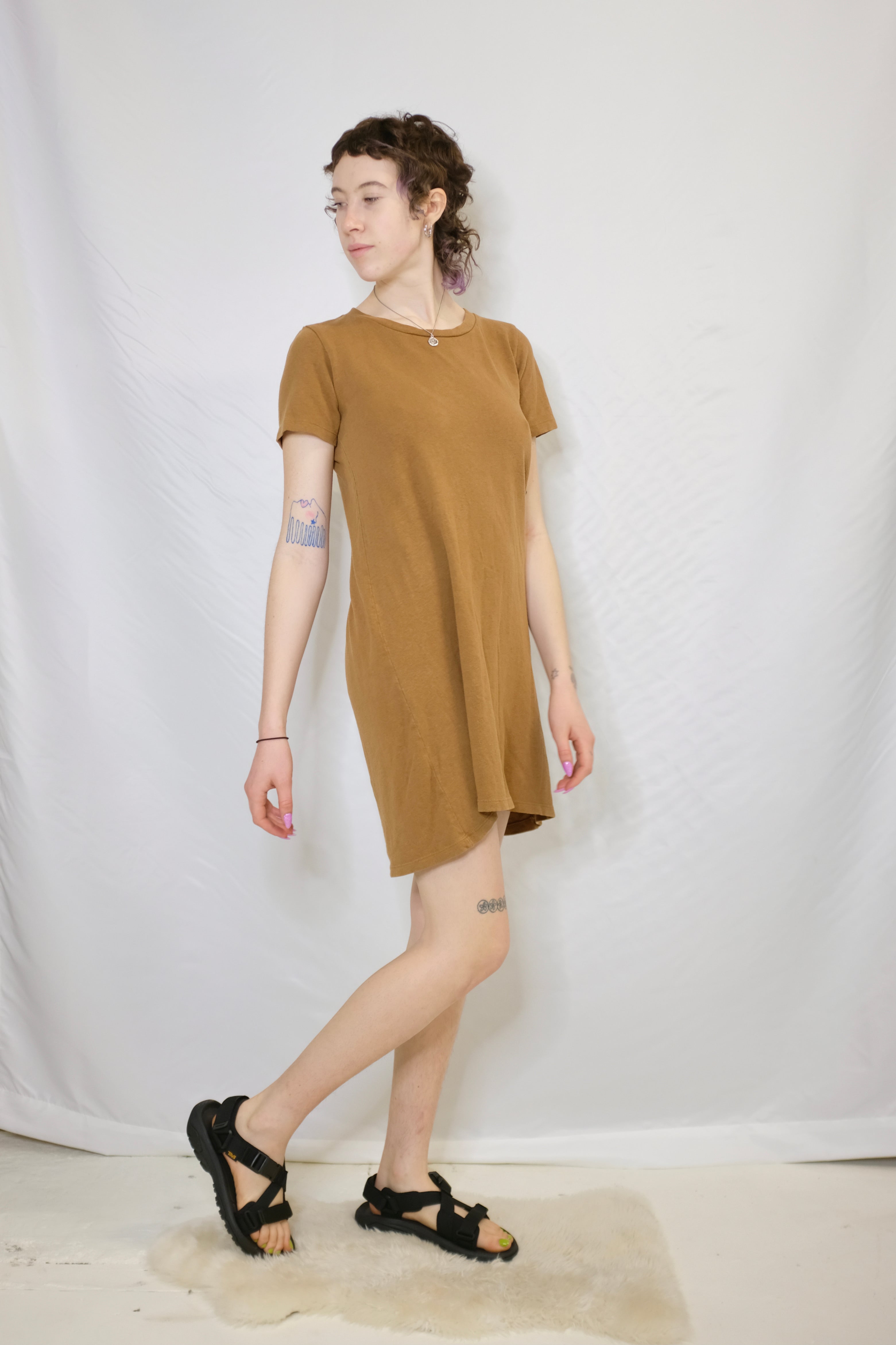 knee length dresses for ladies Hermosa Dress | Jungmaven Hemp Clothing & Accessories