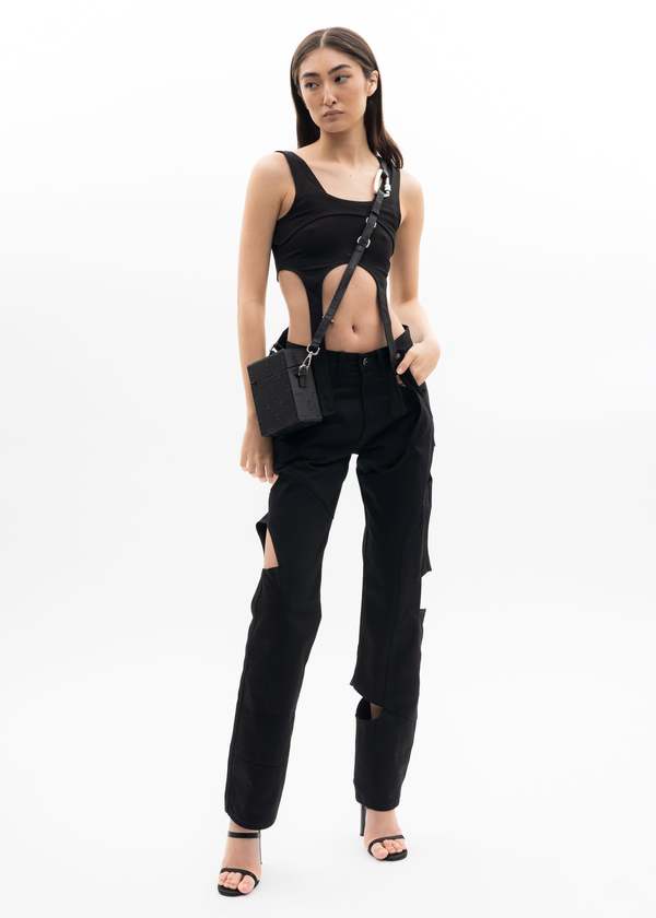 Heliot Emil Harness Top - black | Garmentory