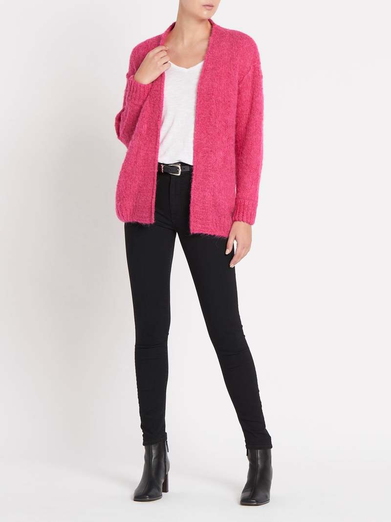 American Vintage Tudbury Cardigan - Pinky Melange 