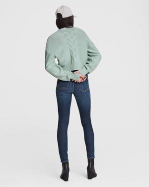 Rag & Bone Taylor Cable Cardigan - Mint | Garmentory