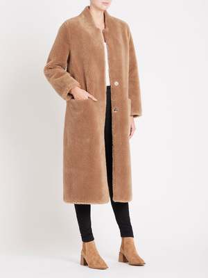 H Brand Louis Faux Fur Coat - Tan | Garmentory