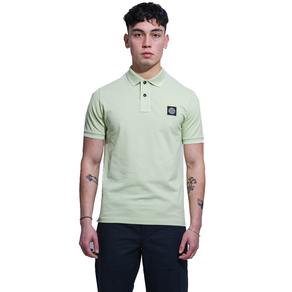 Stone Island Polo Shirt Lime Men MO101522S18-V0052 | Garmentory