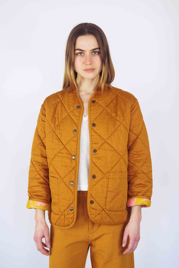 M.PATMOS Rosie Quilted Jacket - Ochre 