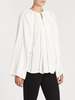 FRAME Denim Lattice Peasant Top - Off White - Thumbnail 2