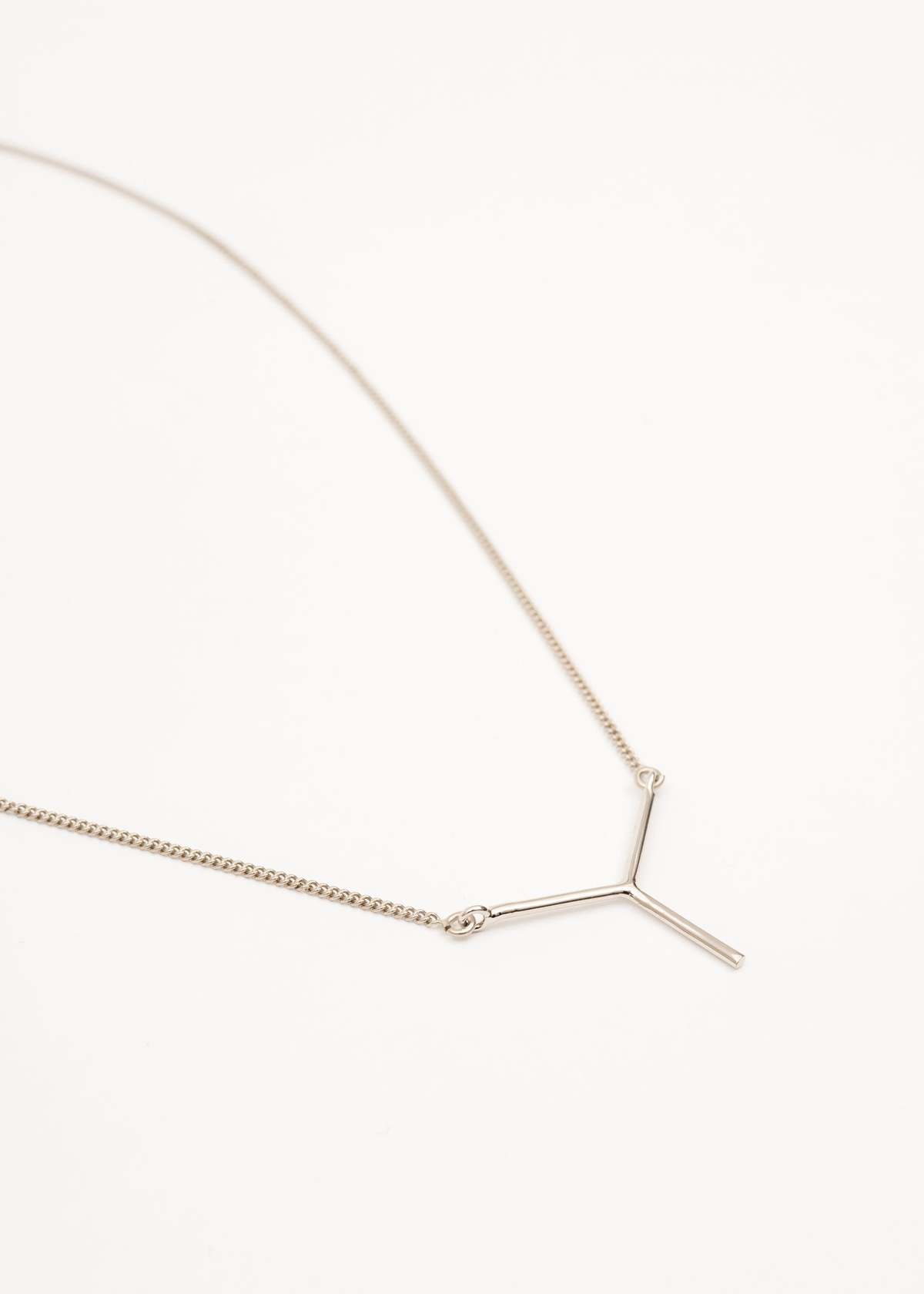 Y/project MINI Y Necklace - Silver | Garmentory