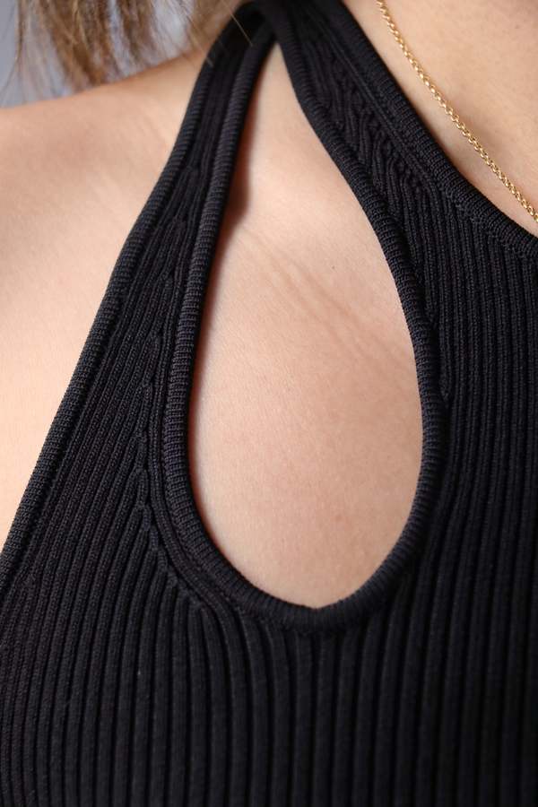 MARTE】Cut Out Design Camisole ブラック