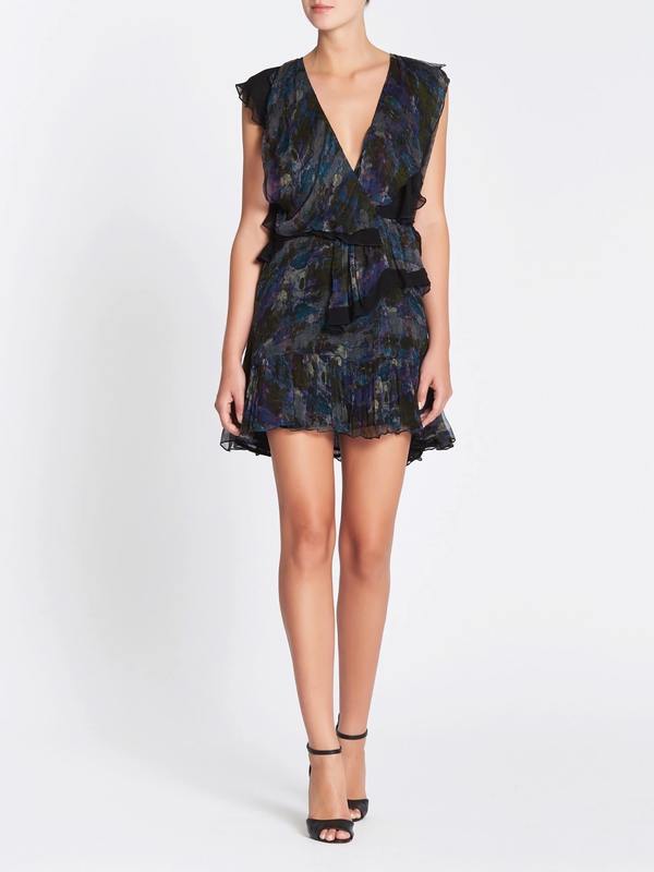 IRO Julia Dress - Multico Blue
