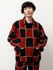 BODE Blanket Stitch Quilt Jacket - Red/Black - Thumbnail 3