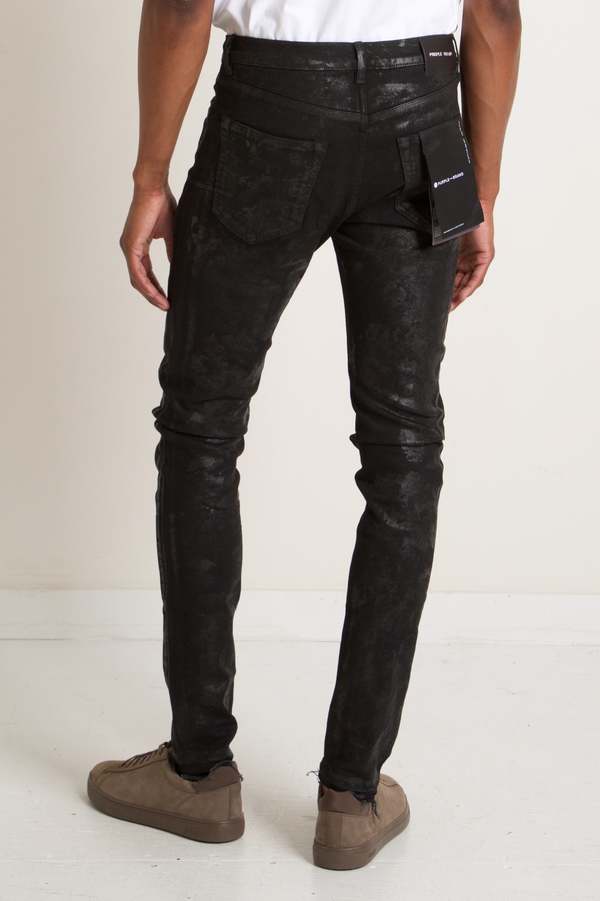 Purple Brand P001 Low Rise Skinny denim - Blackest Wax | Garmentory