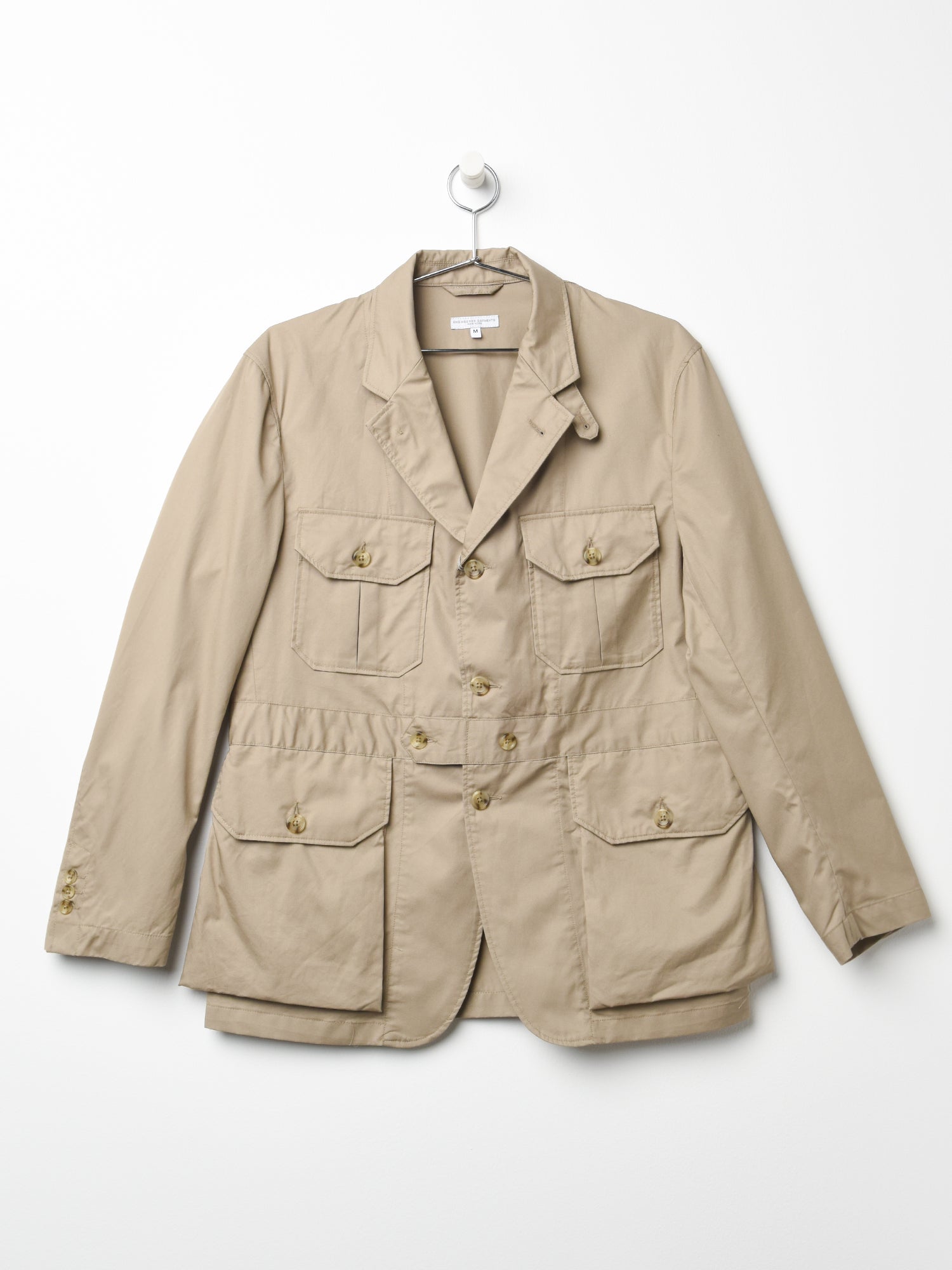 Engineered Garments High Count Twill Folk Jacket - Khaki | Garmentory