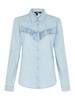 Paige Layda Shirt - Light Denim - Thumbnail 5