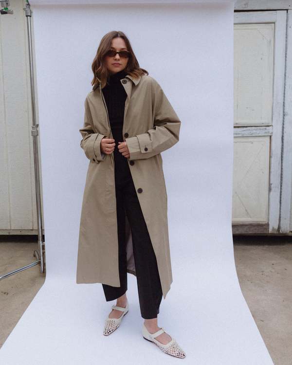 Studio Nicholson Holin Coat - Tan | Garmentory