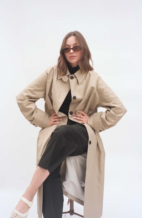 【関税込み】Studio Nicholson タン Holin トレンチコート nc6508-03_1.jpg