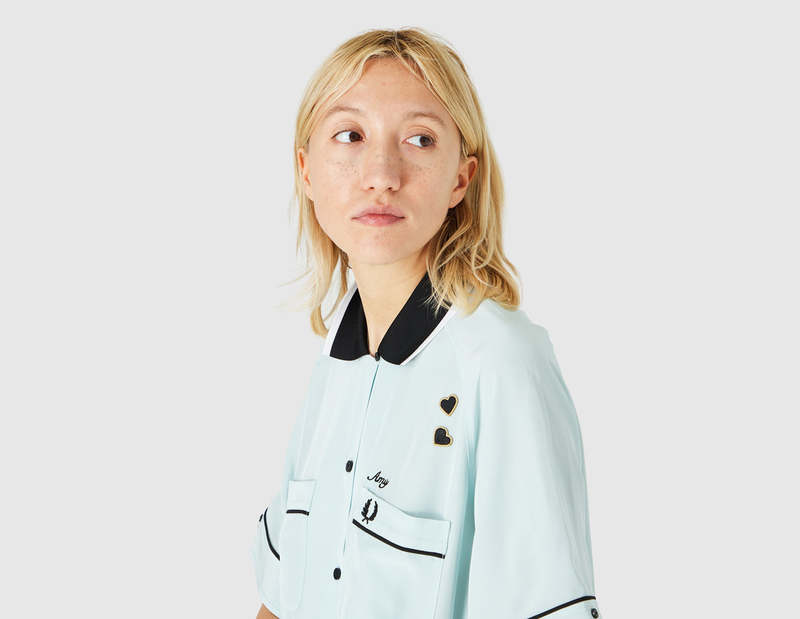 Fred Perry Women's Bowling Shirt Dress - Starlight | Garmentory