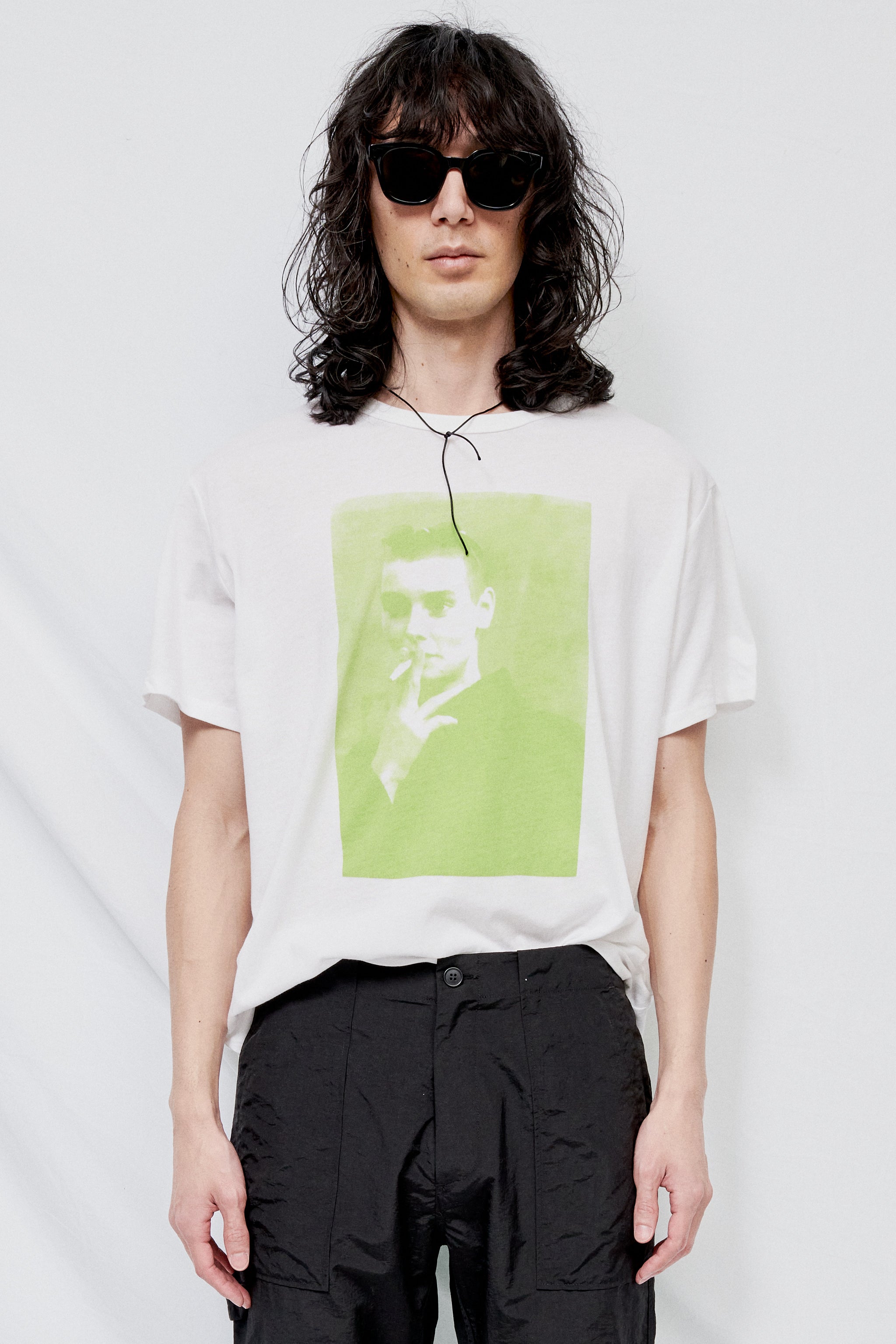Assembly Sinead T-Shirt - White/Green | Garmentory