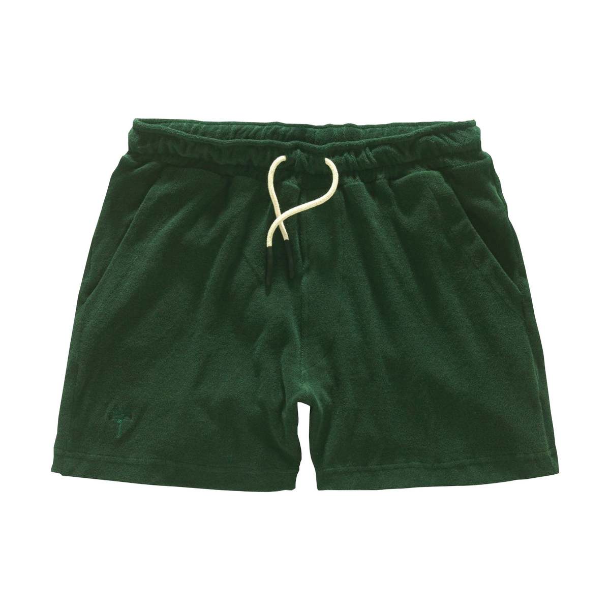 Military Green Terry Shorts Set