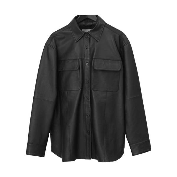 DEADWOOD Shoreline Leather Shirt Jacket 
