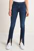 Mother Denim The Rascal Sliced Up Heel JEANS - Dark - Thumbnail 1