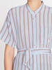 FRAME Denim Lounge Stripe Top - Blue Multi - Thumbnail 4