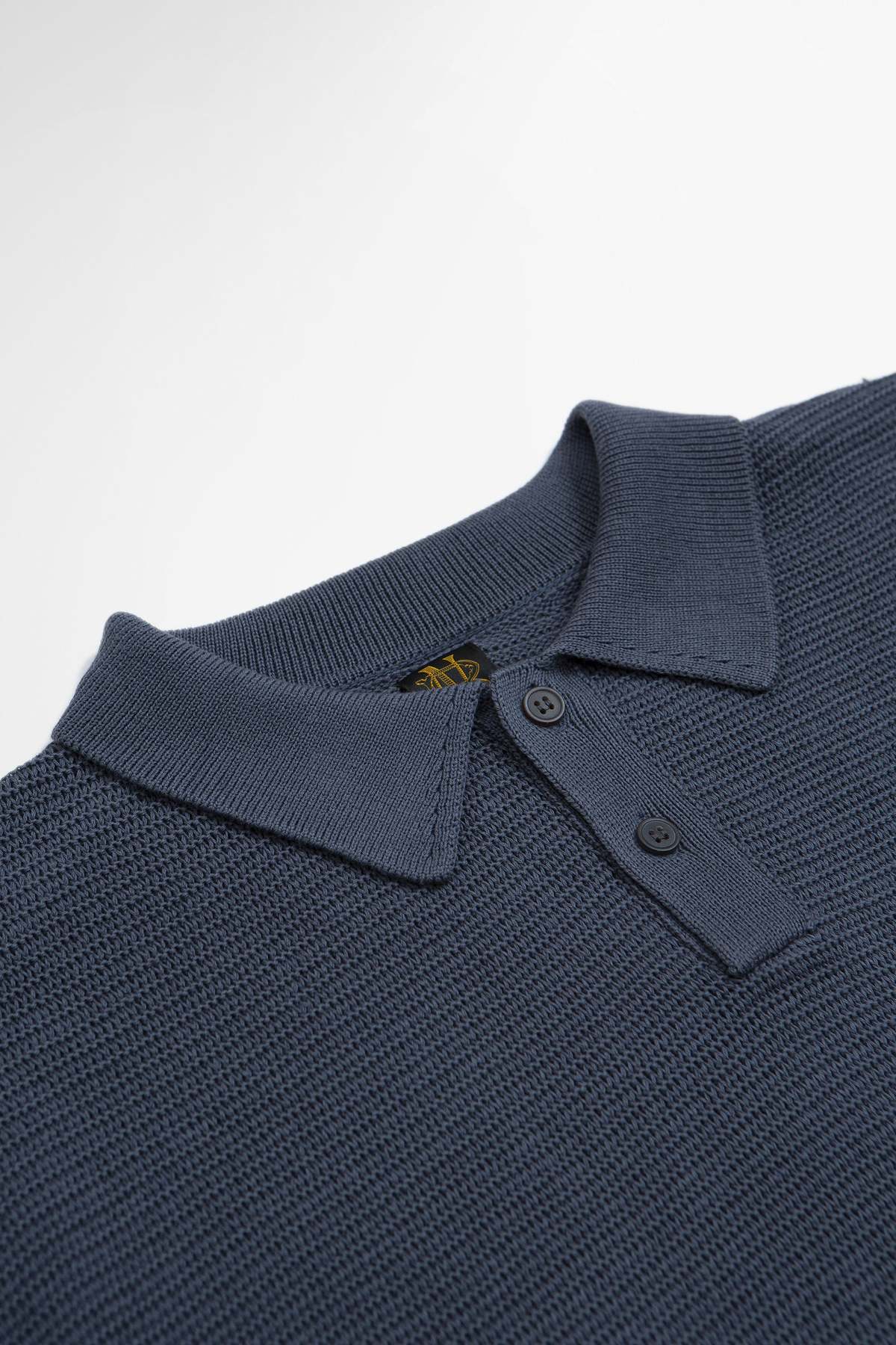 Batoner The Summer Cotton Knit SS Polo - Light Navy | Garmentory