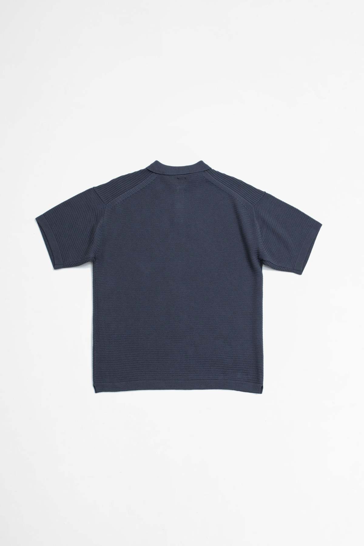 Batoner The Summer Cotton Knit SS Polo - Light Navy | Garmentory