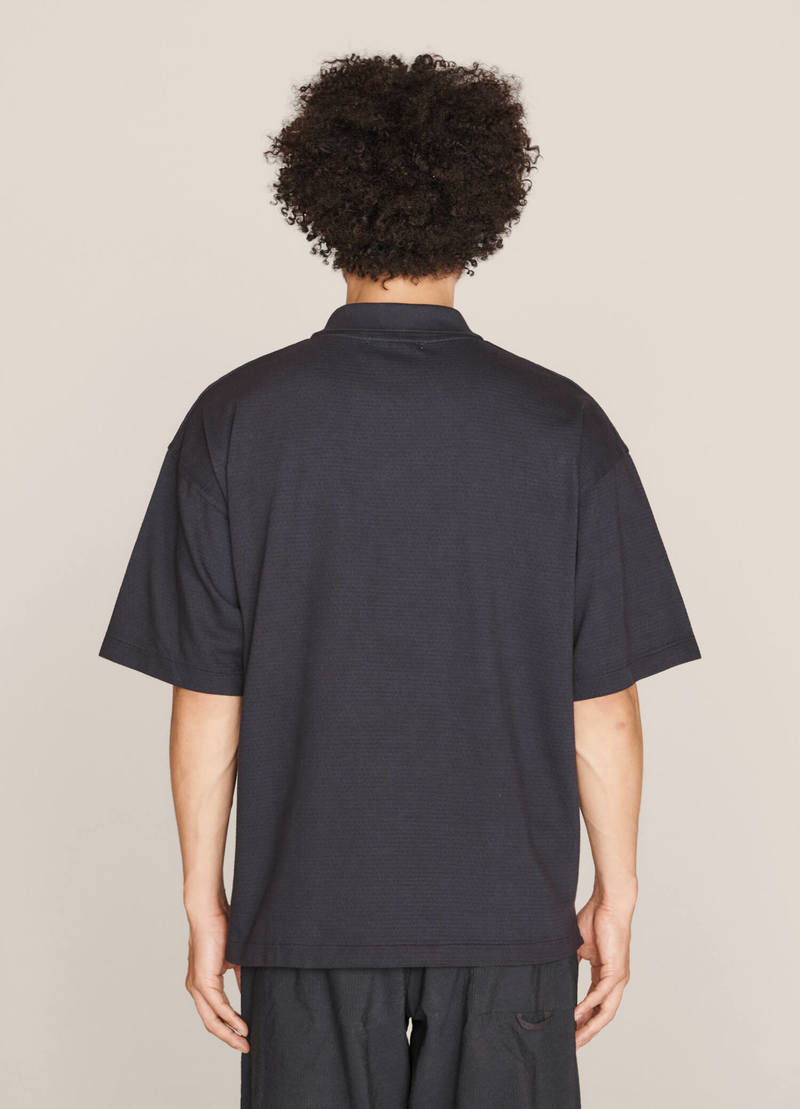 ymc★ YMC Men's Suedehead Zig Zag Knit Jumper in Grey YMC