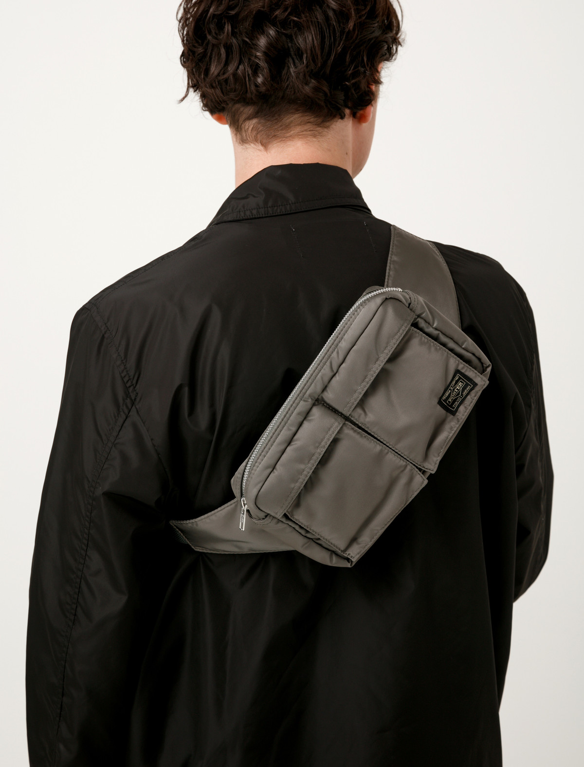 Porter Tanker Waist Bag - Silver Grey | Garmentory