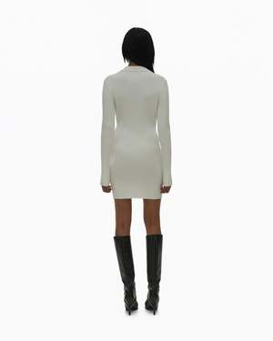 sims 4 longsleeved ribbed dress Clover Knit Top this maxi dress is cut from soft ribbed stretch Women's Knit Sweater Dress Lantern