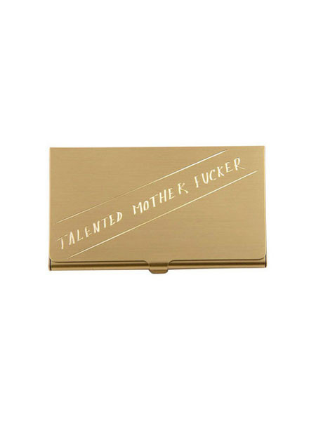 In God We Trust "Talented Motherfucker" Card Case In God We Trust "Talented Motherfucker" Card Case
