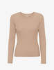 Colorful Standard RIB MANCHES LONGUES T SHIRT - HONEY BEIGE - Thumbnail 1