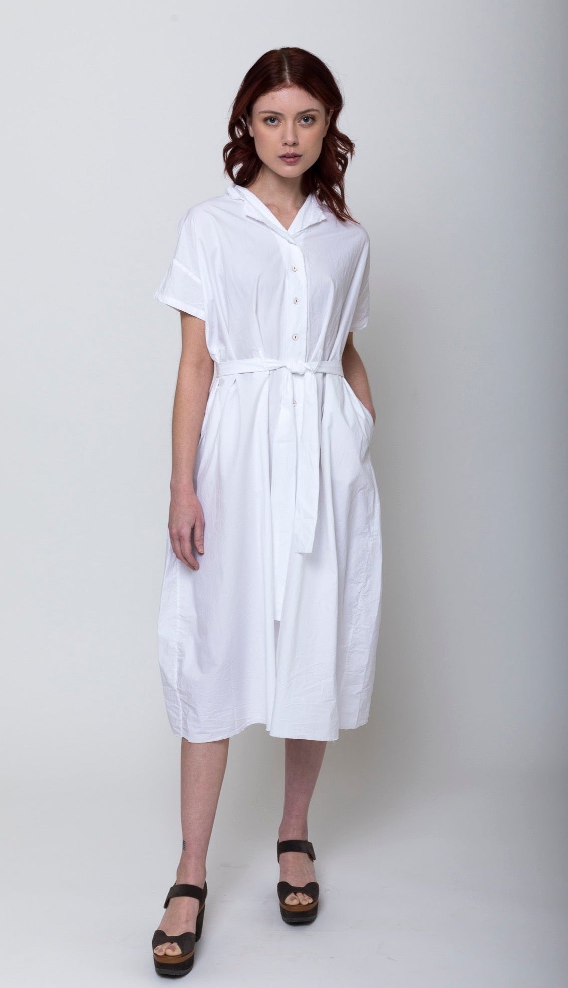 H+ Hannoh Wessel Diletta Dress - White | Garmentory