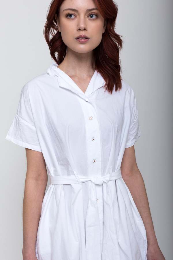 H+ Hannoh Wessel Diletta Dress - White | Garmentory