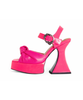 Anna Sui x John Fluevog Munster Heel - Neon Pink - Thumbnail 4