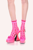 Anna Sui x John Fluevog Munster Heel - Neon Pink - Thumbnail 1