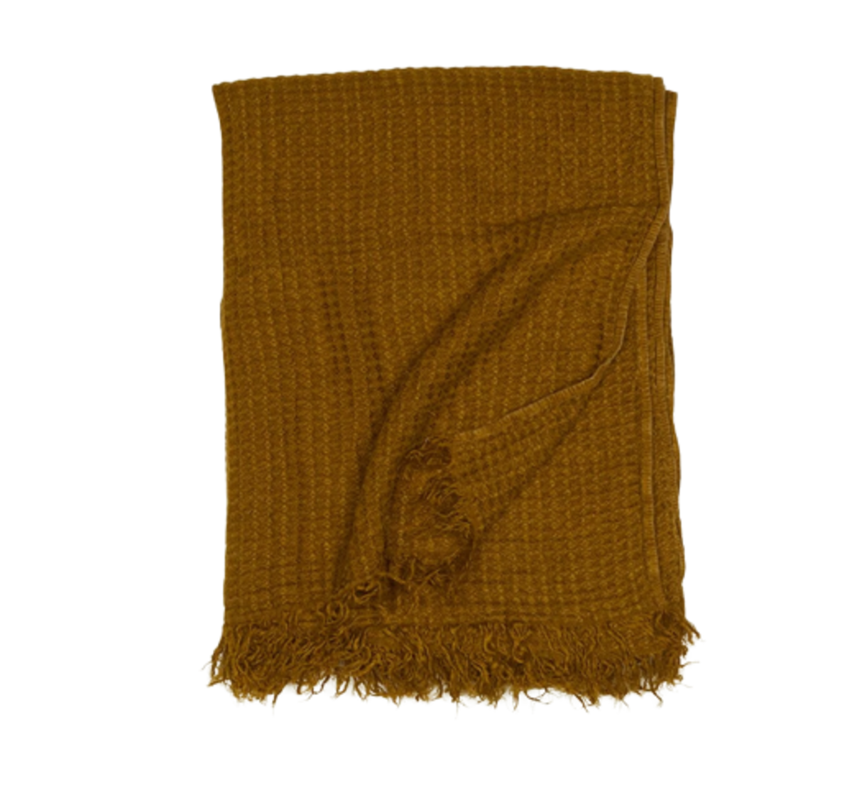 Hawkins Simple Linen Throw Bronze Garmentory