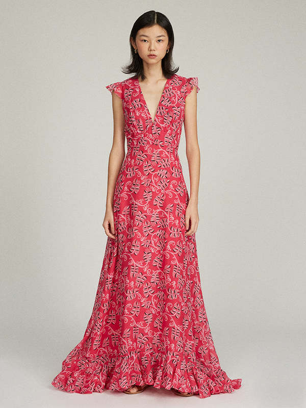 Saloni Emma Dress - Sprig | Garmentory