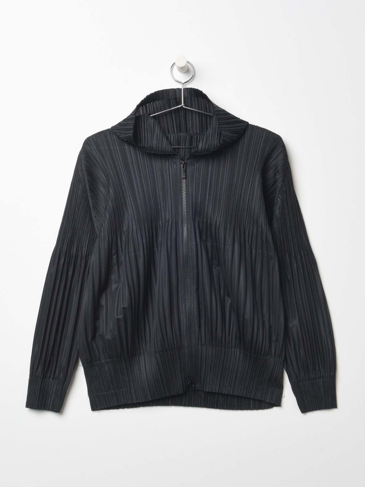 Pleats Please By Issey Miyake Fluffy Basics Blouson - Black