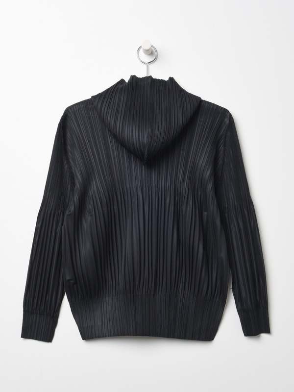 Pleats Please By Issey Miyake Fluffy Basics Blouson - Black