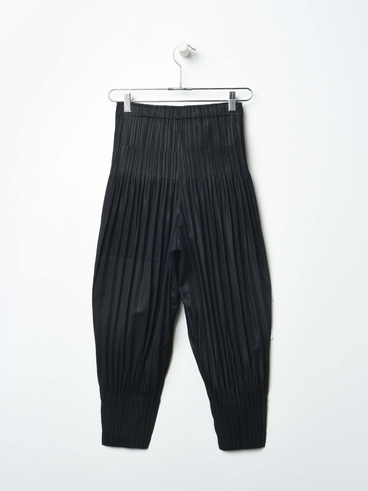 Pleats Please By Issey Miyake Fluffy Basics Pants - Black | Garmentory