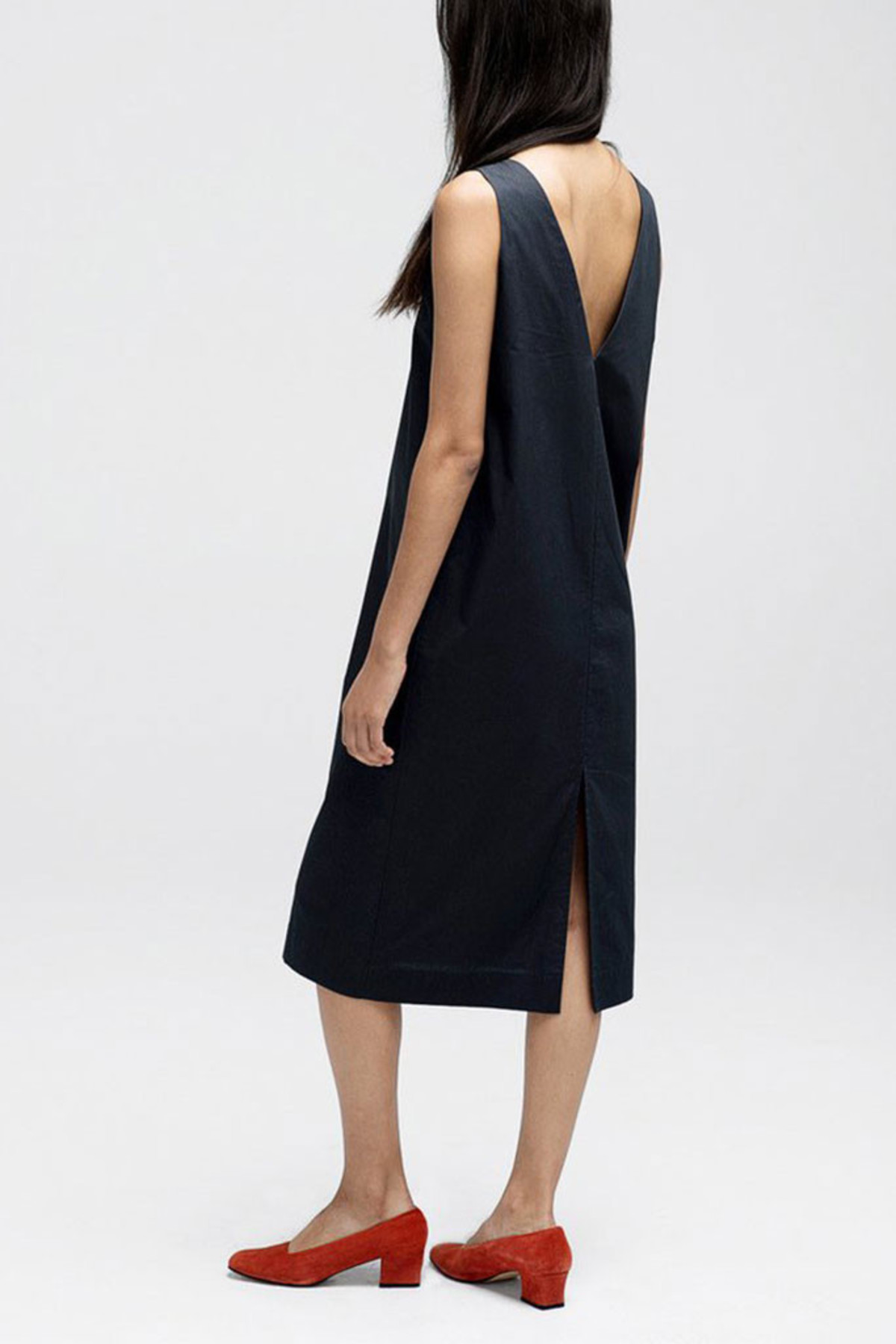 Horses Atelier V-Neck Chemise - Black - Image 2 of 2