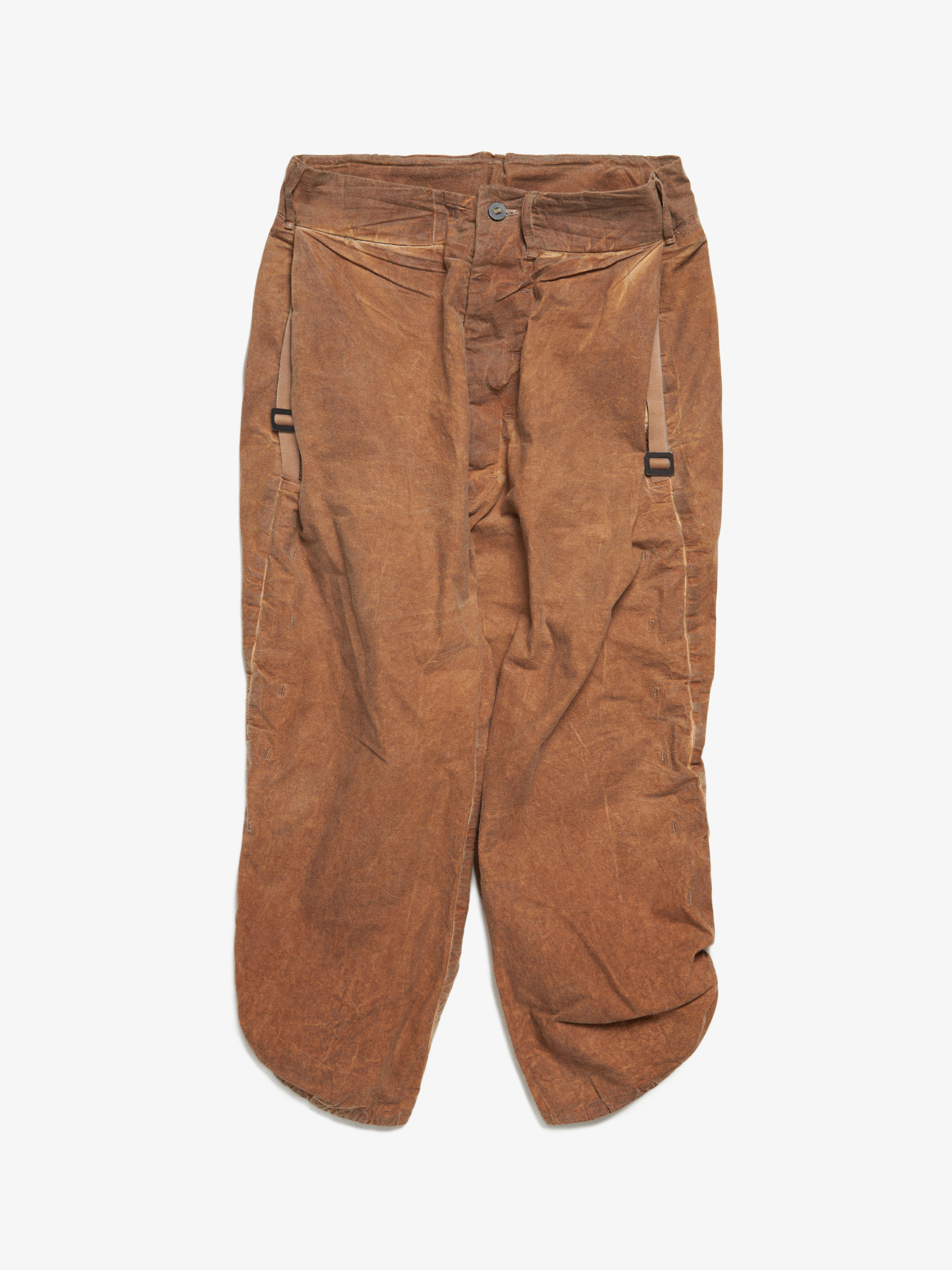 パンツ BORIS BIDJAN SABERI DROP CROTCH PANTS BORIS BIDJAN SABERI DROP CROTCH PANTS / VINYL COATED