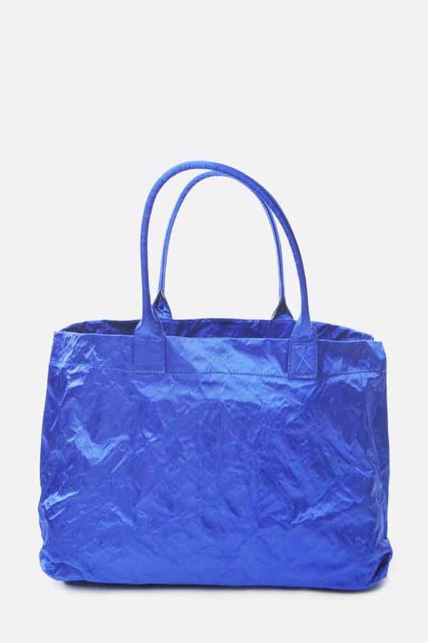 Zilla Electric Blue Satin Big Dado Bag | Garmentory