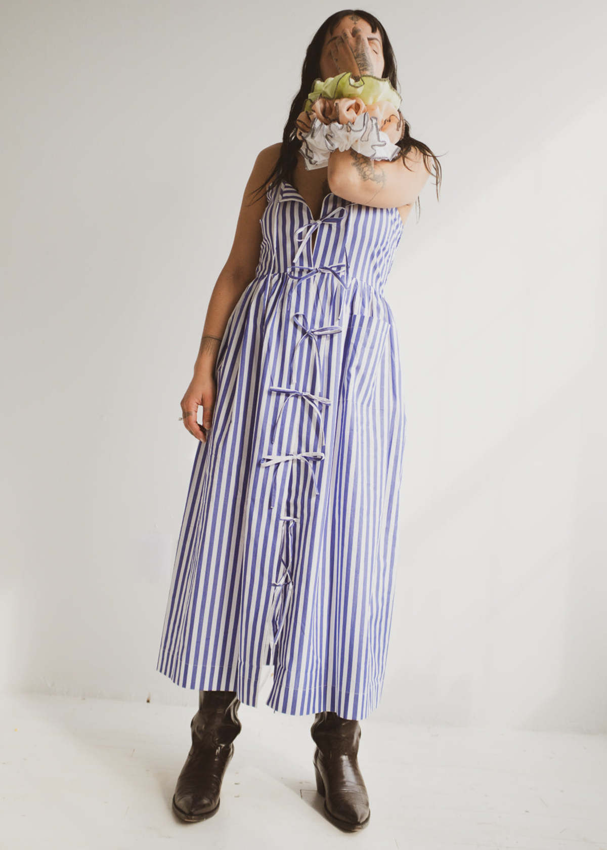 Ajaie Alaie Candor Dress - Shirting Stripes - Image 1 of 8