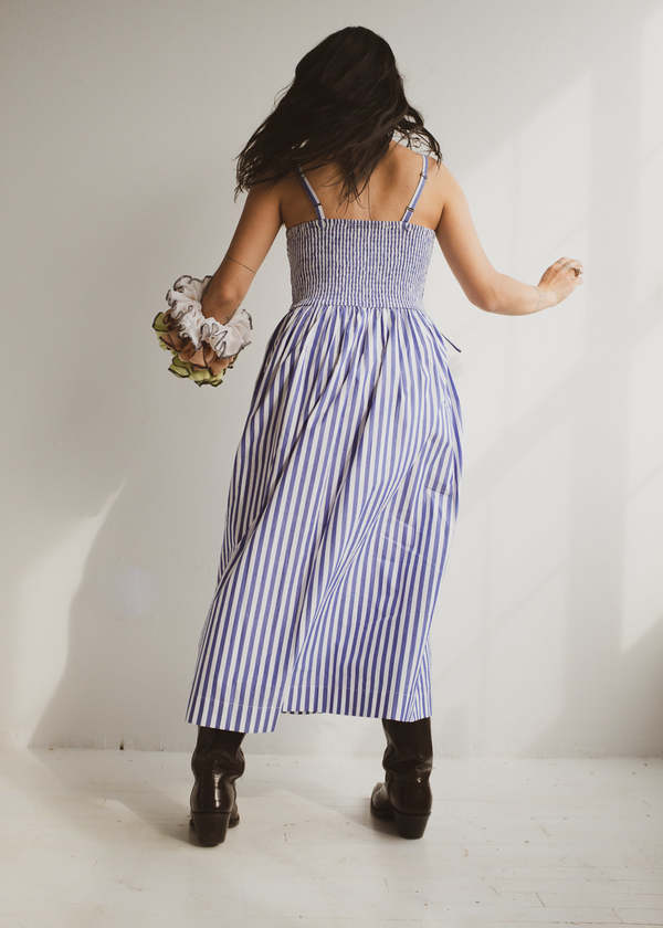 Ajaie Alaie Candor Dress - Shirting Stripes