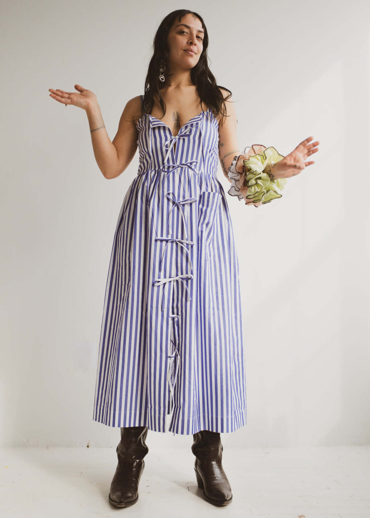 Ajaie Alaie Candor Dress - Shirting Stripes - Image 7 of 8