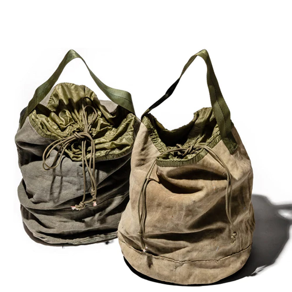 Vintage-Material-Drawstring-