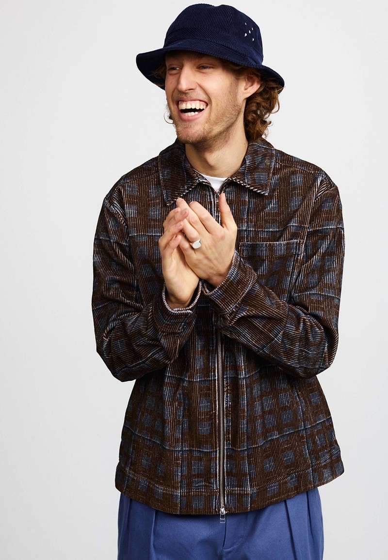 Pop Trading Company Gilles De Brock Corduroy Check Shirt  